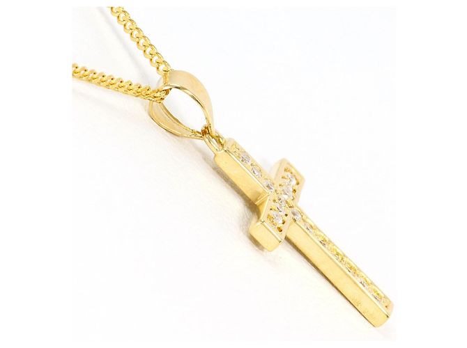 Autre Marque Collana in oro giallo 18K con diamante D'oro - vista 2