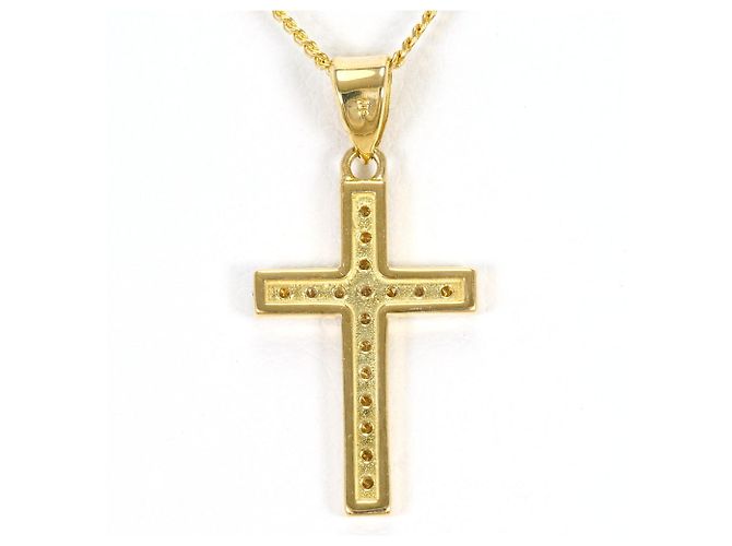 Autre Marque Collana in oro giallo 18K con diamante D'oro - vista 3