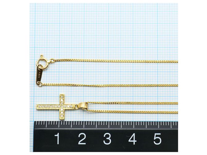 Autre Marque Collana in oro giallo 18K con diamante D'oro - vista 4