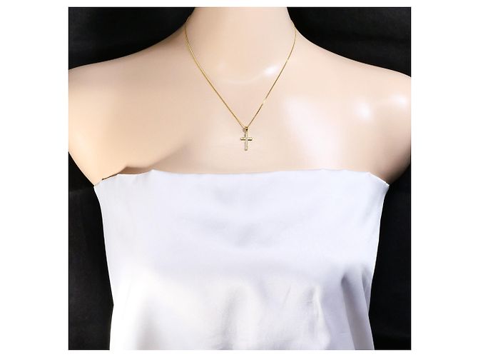 Autre Marque Collana in oro giallo 18K con diamante D'oro - vista 5
