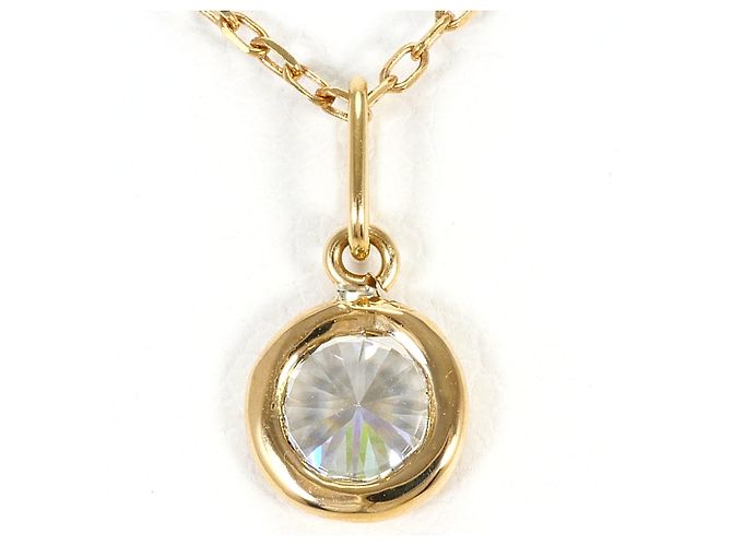 Autre Marque Collana in oro giallo 18K con zircone cubico D'oro - vista 3