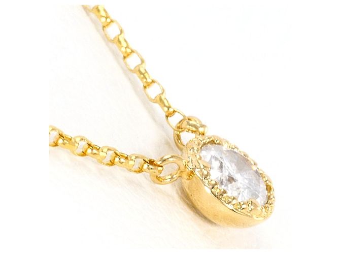 Autre Marque Collana in oro giallo 18K con diamante D'oro - vista 2