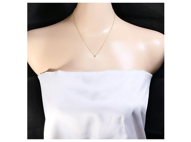 Autre Marque Collana in oro giallo 18K con diamante D'oro - vista 5