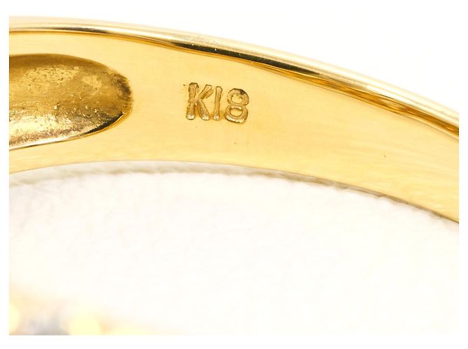 Autre Marque Anello fede in oro giallo 18K e diamanti D'oro - vista 5