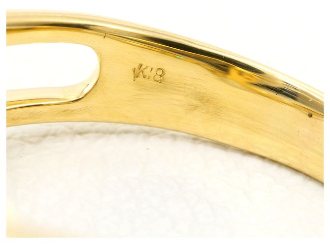 Autre Marque Anello fede in oro giallo 18K con diamante D'oro - vista 4