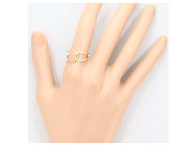 Autre Marque Anello fede in oro giallo 18K con diamante D'oro - vista 6