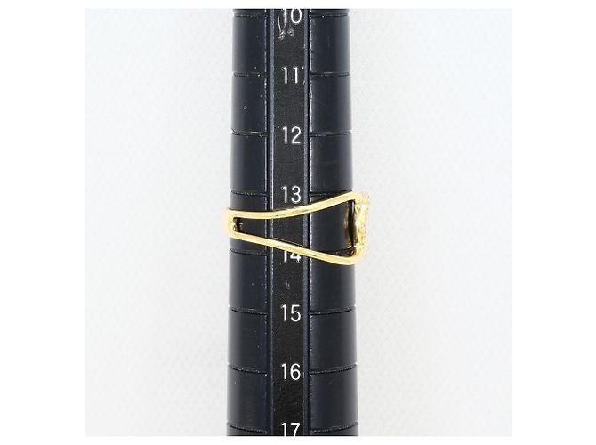 Autre Marque Anello fede in oro giallo 18K con diamante D'oro - vista 7