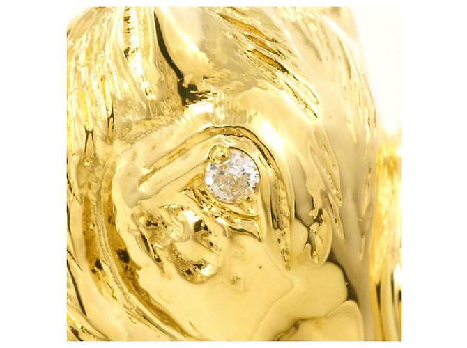 Autre Marque Bandring aus 18K Gelbgold mit Diamant Golden - Ansicht 2
