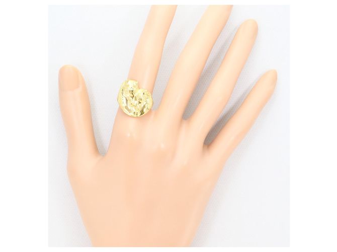 Autre Marque Bandring aus 18K Gelbgold mit Diamant Golden - Ansicht 7