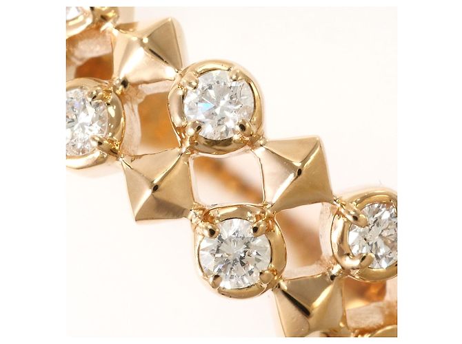 Autre Marque Anello fede in oro rosa 18K con diamante D'oro - vista 2
