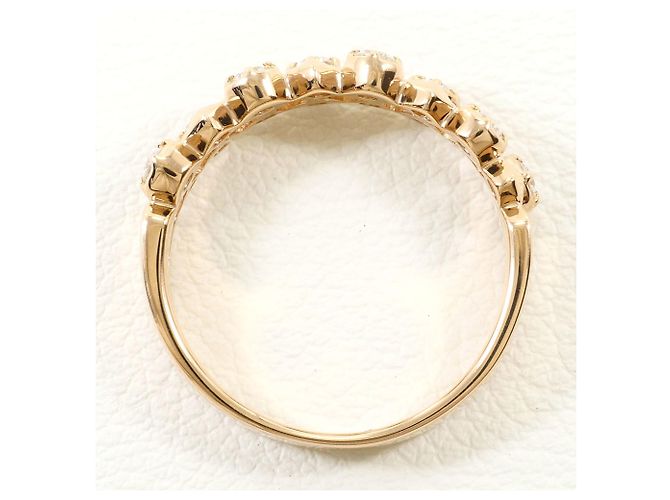 Autre Marque Anello fede in oro rosa 18K con diamante D'oro - vista 3