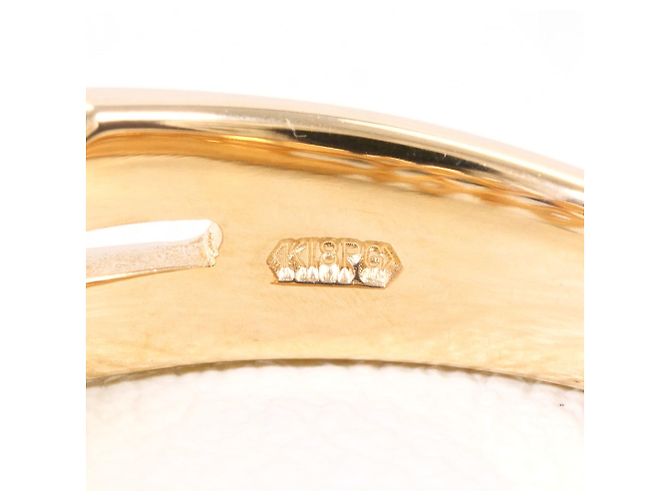 Autre Marque Anello fede in oro rosa 18K con diamante D'oro - vista 5