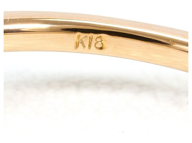 Autre Marque Anello fede in oro rosa 18K con diamante D'oro - vista 4