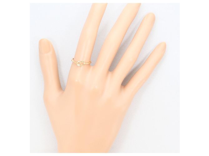 Autre Marque Anello fede in oro rosa 18K con diamante D'oro - vista 6