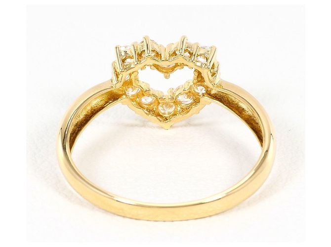 Autre Marque Anello a fascia in oro giallo 18K con zirconia cubica D'oro - vista 3