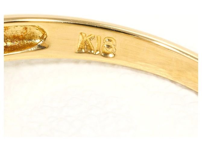 Autre Marque Anello a fascia in oro giallo 18K con zirconia cubica D'oro - vista 4