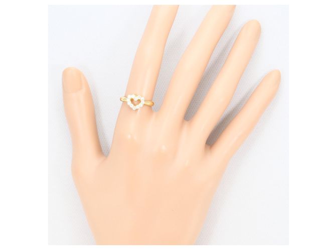 Autre Marque Anello a fascia in oro giallo 18K con zirconia cubica D'oro - vista 5