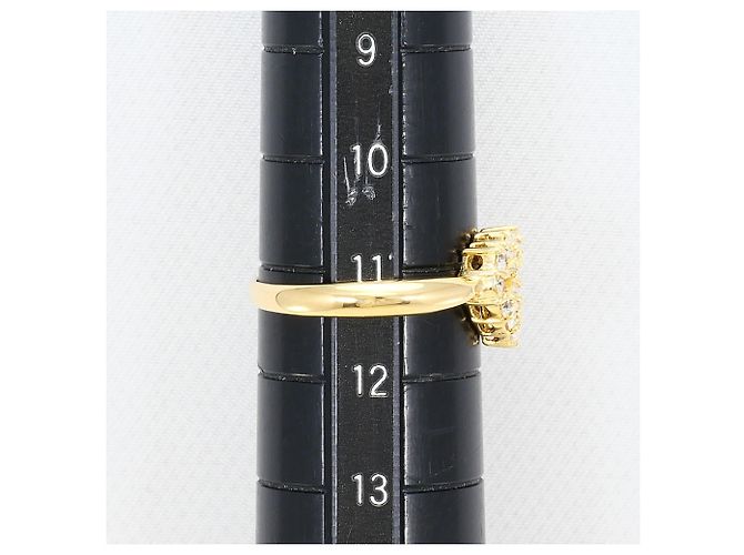Autre Marque Anello a fascia in oro giallo 18K con zirconia cubica D'oro - vista 6