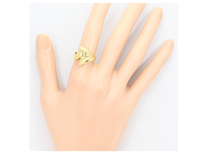 Autre Marque Ehering aus 18K Gelbgold mit Diamant Golden - Ansicht 7