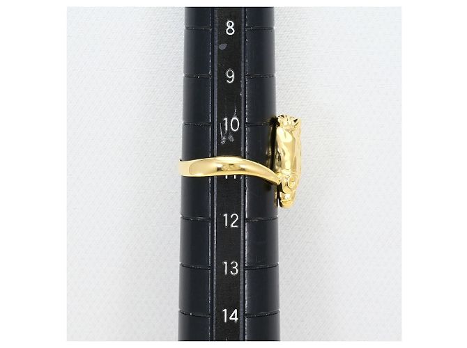 Autre Marque Ehering aus 18K Gelbgold mit Diamant Golden - Ansicht 8