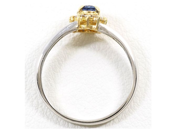 Autre Marque Anello fede in platino PT900 e oro giallo 18K D'oro - vista 2