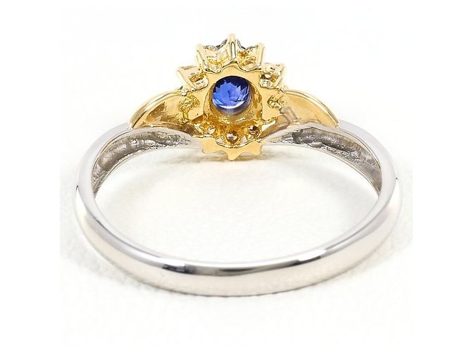 Autre Marque Anello fede in platino PT900 e oro giallo 18K D'oro - vista 3