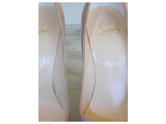 Décolleté Christian Louboutin So Kate t36 Beige - vista 8