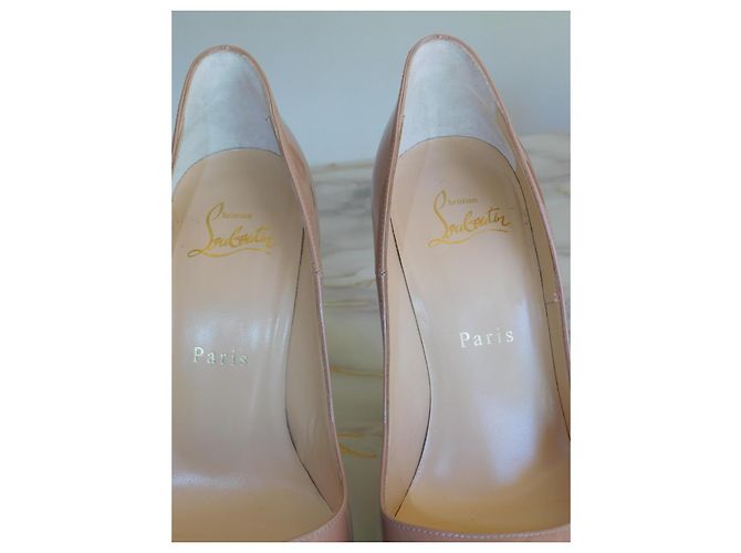 Décolleté Christian Louboutin So Kate t36 Beige - vista 9
