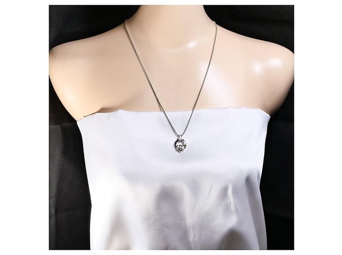 Autre Marque Collana in platino con pendente in diamante - vista 6