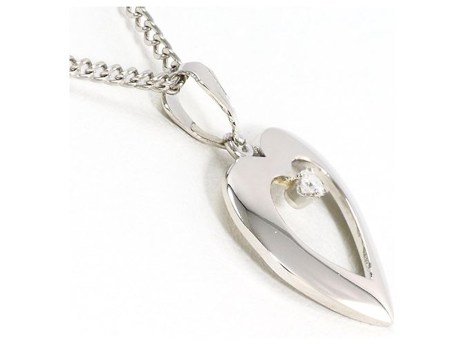 Autre Marque Collar de platino PT850 con diamante - vista 2