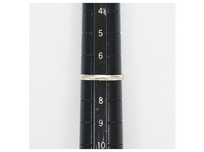 Autre Marque PT585 Platin-Bandring mit 0.01ct Diamant - Ansicht 6