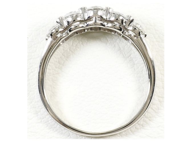 Autre Marque Anello fede in platino PT900 con diamante - vista 3