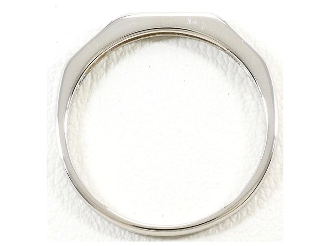 Autre Marque PT900 Platin-Ehering mit Diamant - vista 2