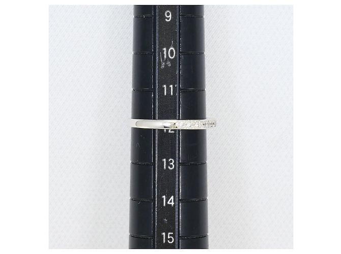 Autre Marque PT900 Platin-Ehering mit Diamant - vista 7
