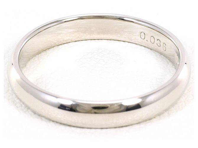 Autre Marque PT900 Platin-Ehering mit Diamant - Ansicht 3