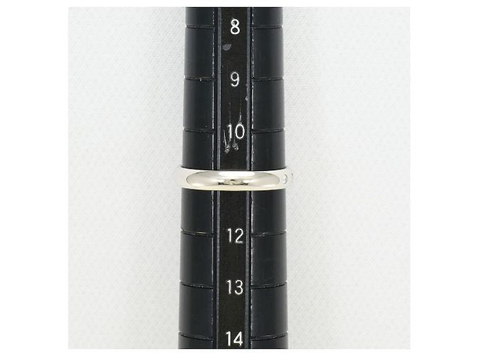 Autre Marque PT900 Platin-Ehering mit Diamant - Ansicht 6