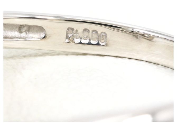 Autre Marque Anello fede in platino PT900 con diamante - vista 5