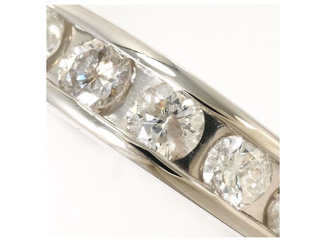 Autre Marque PT900 Platin-Ehering mit Diamant - Ansicht 2