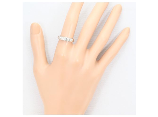Autre Marque PT900 Platin-Ehering mit Diamant - Ansicht 7