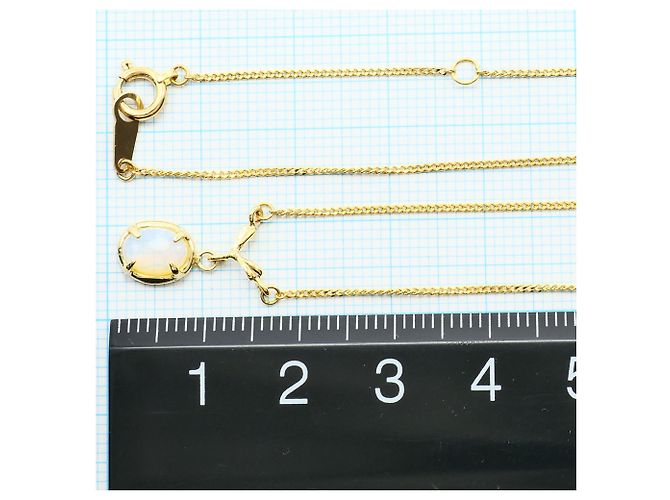 Autre Marque Halskette aus 18K Gelbgold mit Opal Golden - Ansicht 5