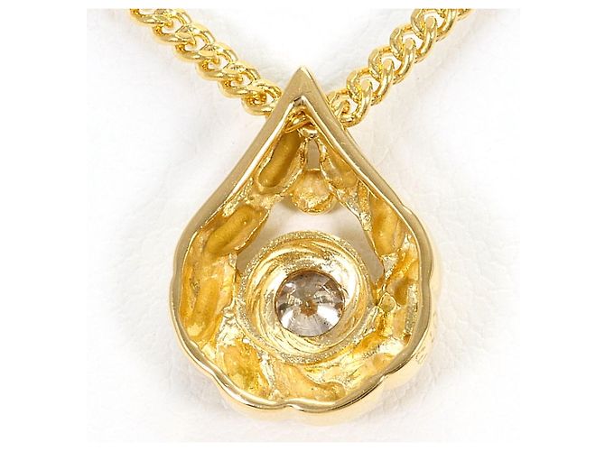 Autre Marque Collier en or jaune 18K et diamants Doré - vue 3