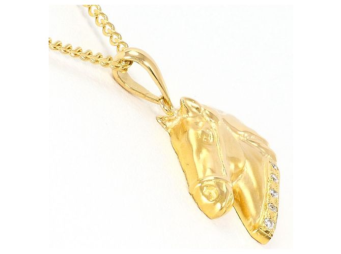Autre Marque Collar de oro amarillo 18K con diamante Dorado - vista 2