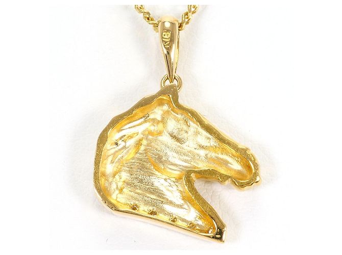 Autre Marque Collar de oro amarillo 18K con diamante Dorado - vista 3