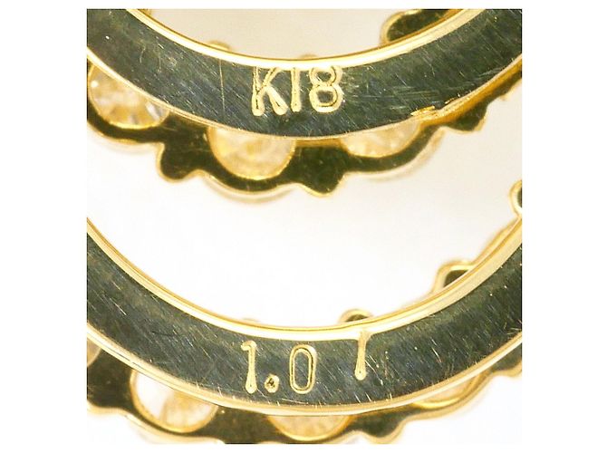 Autre Marque 18K Gelbgold-Halskette mit Diamant Golden - Ansicht 4