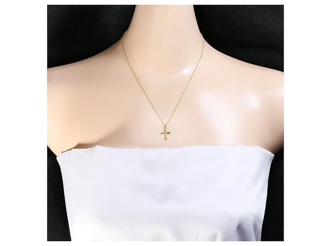 Autre Marque Collana in oro giallo 18K con diamante D'oro - vista 5