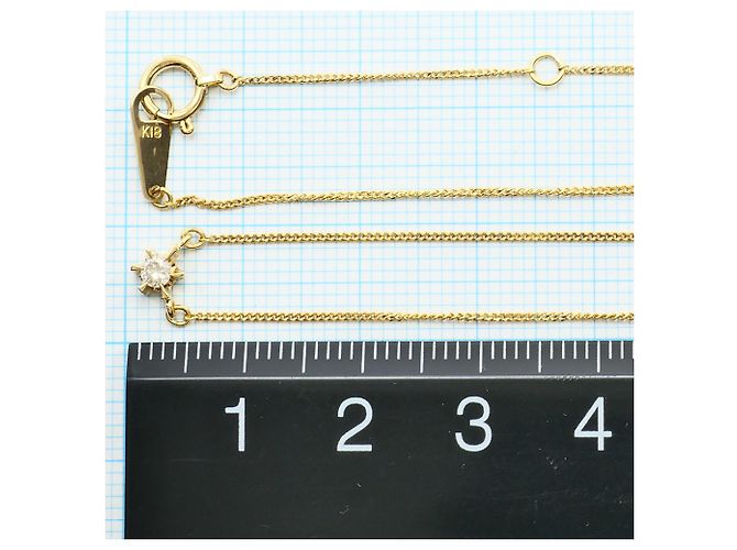 Autre Marque Collana in oro giallo 18K con diamante D'oro - vista 4