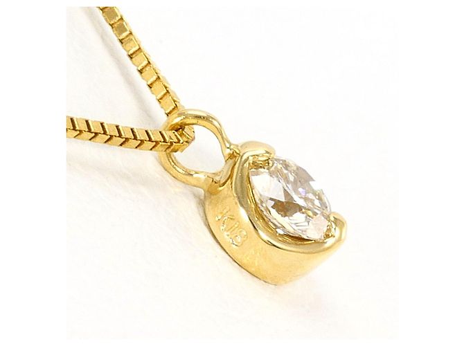 Autre Marque Collar de oro amarillo 18K con diamante Dorado - vista 2