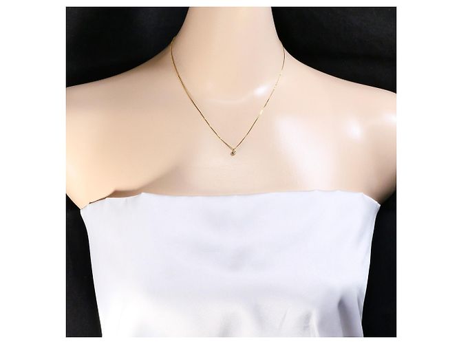 Autre Marque Collar de oro amarillo 18K con diamante Dorado - vista 5