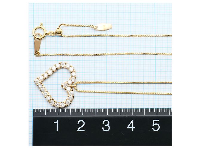 Autre Marque Collar de oro rosa de 18K con diamante Dorado - vista 4