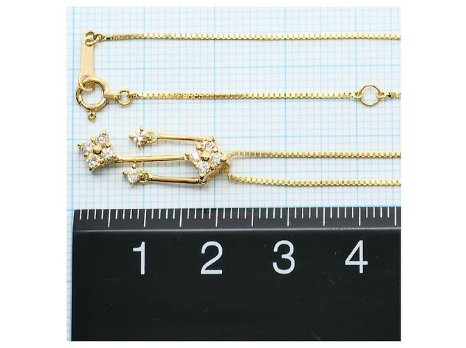Autre Marque Collar de oro amarillo 18K con diamante Dorado - vista 4